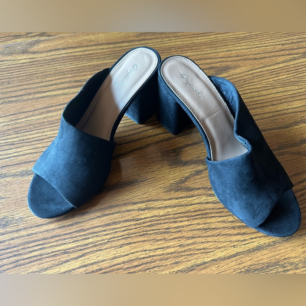 Black Women's Mules by Unknown Brand
